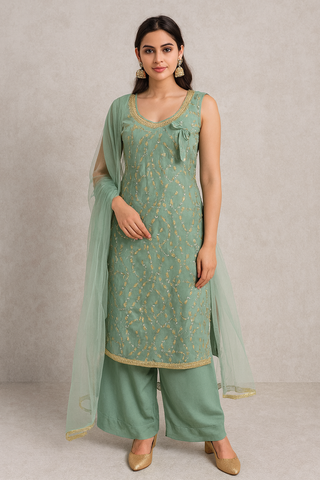 TearDrop Rhinestone Ladies Shalwar Indian Wear 5003