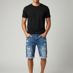 1012- Men Hyper 3/4 Jeans