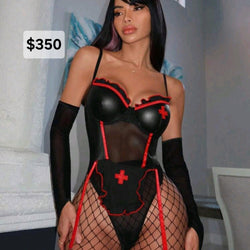 Sexy Lingerie Nurse Costume