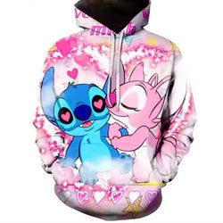A Nick's Brand Pink Stitch and Angel Hooded Pullover Jacket
