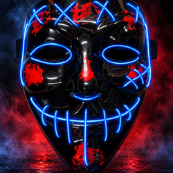 LED Glowin Purge Mask Style 2
