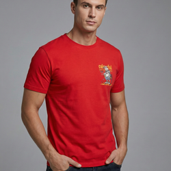 Colourful Skater Duck Drip Men Tee Shirt