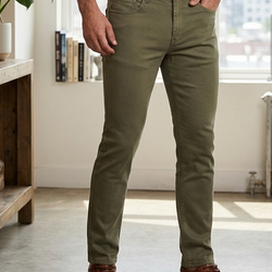 L-0490 Men Green Ice Jeans