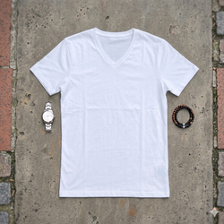 Best Value Tees V Neck White