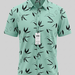 Tropical Leaves Men Shirt