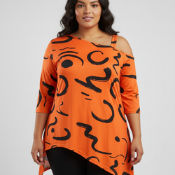 Abstract Animal Print Suit