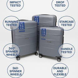 A2 Three Piece Suitcase Set