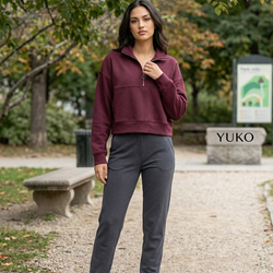 Plain Oversized Cropped Hoodie