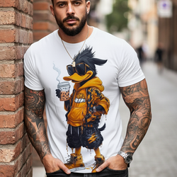 A Nick's Brand Gangster Boba Duck Tee Shirt