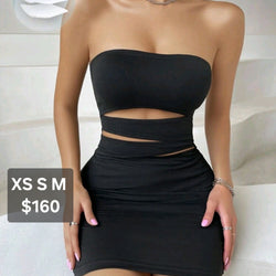 Cutout Tube Bodycon Dress