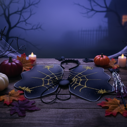 Spider 3 Pieces Black Wings Set