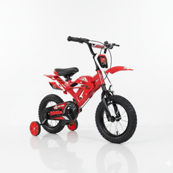 12" Motorbike Bicycle Red