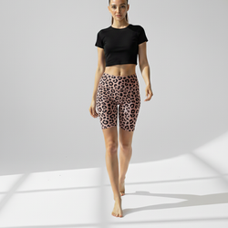 Leopard Biker Short
