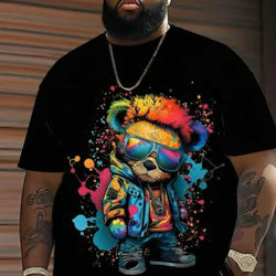 A Nick's Brand Neon Drip Bear