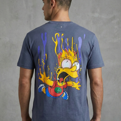 Bart Acid Melt Men Tee Shirt