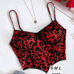 Leopard Casual Crop top