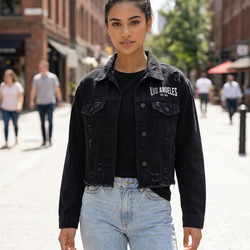 Chic Royale LA Black Denim 3801 Jacket
