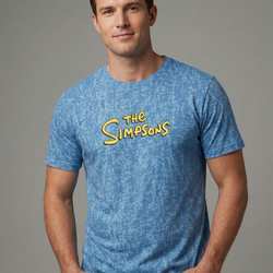 Bart Skate Flip Out Men Tee Shirt