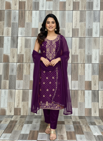 Embroidered Ladies Shalwar Indian Wear 5008