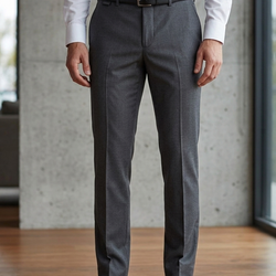 PK-9770 Men Charcoal Long Dress Pants