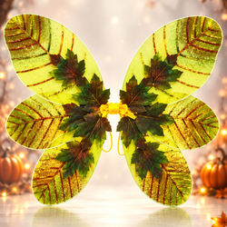 Yellow Autumn Costume Wings
