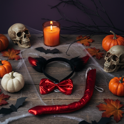 Devil 3 Pieces  Horn Costume