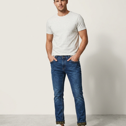 PF-1247 Men Icy Blue Wash Jeans