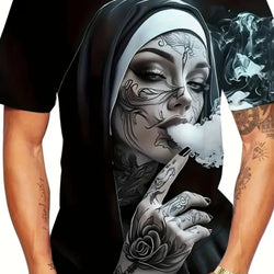 Tattoo Style Nun