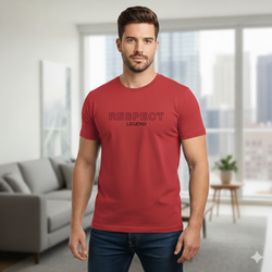 Respect Legend Print Tee Shirt