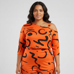 Abstract Animal Print Suit