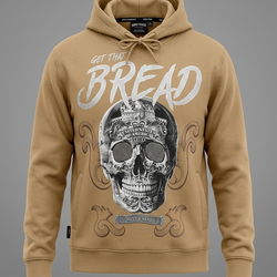 Graphic Bread Skull SW5248 Brown Gem Hoodie