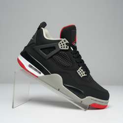 Jordan 4 Black/Red/Gray Adult Men  Sneakers