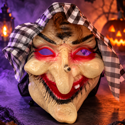 Witch Full Cover Rubber Mask