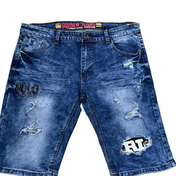 PF-1432 Men Polo Championship Style 3/4 Jeans