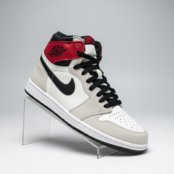 Jordan 1 High Cut Red/Gray Adult Men Sneakers