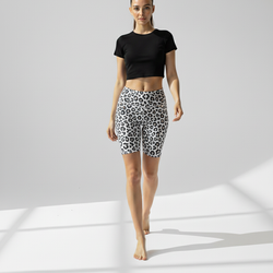 Leopard Biker Short