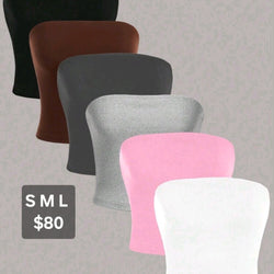 Fitted Tube Casual Tops