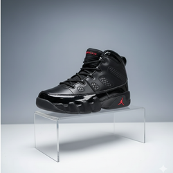 Jordan 9 Black/Red Kids Sneakers