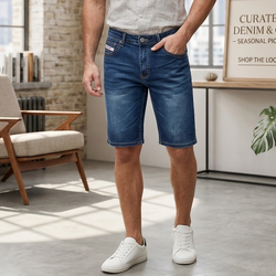 L-0427 Men Blue Ice Jeans