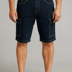 3427D- Men Cargo 3/4 Jeans