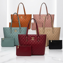 Chanel Diamond Stich Hand Bag 2203