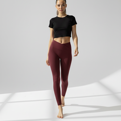 Classic Burgundy Leggings