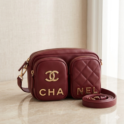 Chanel 2 Pocket Pouch Bag 1797