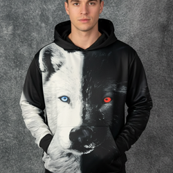 Wolf Print Jacket