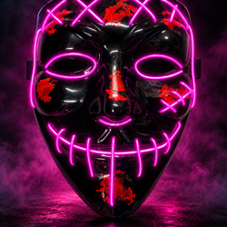 LED Glowin Purge Mask Style 2