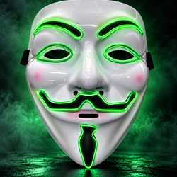 LED Anonymous Vendetta Masks