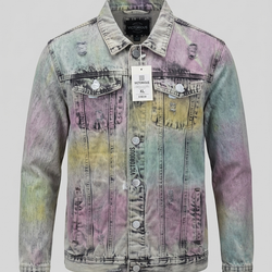 Multi-Color Denim Jacket
